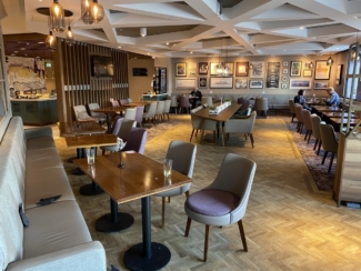 New Aspire lounge Edinburgh dining area