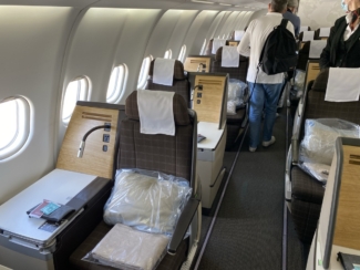SWISS A330 business class K seat